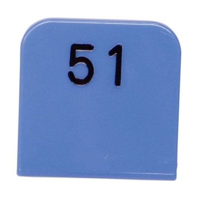 光 親子札 ブルー 51~100 KF969-3B 1箱(50組) 64-4792-01（直送品）