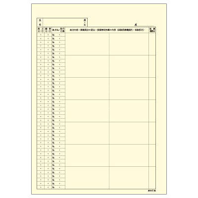 杏 様確認用 薬歴簿2号紙（894） ABM004 1箱（1000枚：500枚入×2包） 東杏