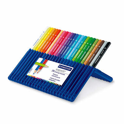 ●WHSmith STAEDTLER 24 Watercolour Pencils NORIS CLUB ergosoft 水彩色鉛筆 3点セット まとめ売り エルゴソフトアクェレル S1886
