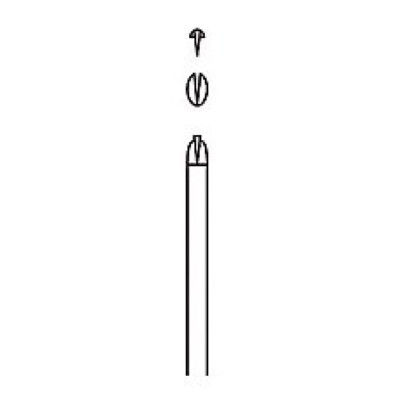 YDM ピンセット 有鈎 1×175mm DA35S2 0-9339-06（直送品） - アスクル