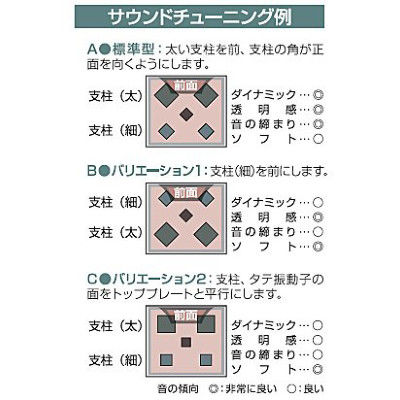 TAOC HSTシリーズ スピーカースタンド マットブラック 幅250×奥行300