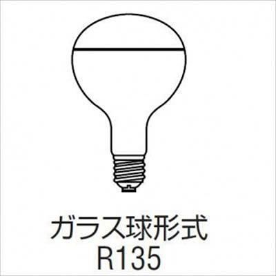 屋外投光用アイランプ 散光形 110V 300W形 E39口金 RF110V270WH 岩崎