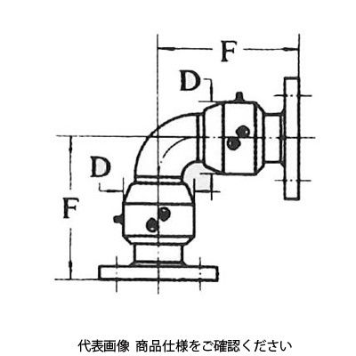 昭和技研工業 パールスイベルジョイント CSシリーズ（SUS製） CS-4-50A CS-4-50A-10K 1個（直送品） - アスクル