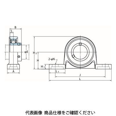 FYH ベアリングユニットステンレスピロー形USP-S6（円筒穴）USP002S6