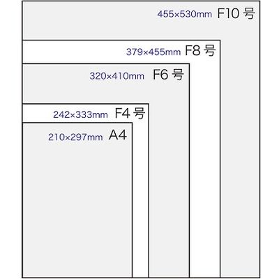 長門屋商店 色紙 F6 画仙 1枚ポリ入 シ-461 1セット（20枚