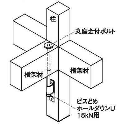 タナカ 丸座金付ボルト M16 L=360 AF4L36 1箱（20本入）（直送品