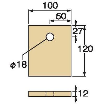 タナカ 高耐力偏芯座金 AF6H12 1箱（10枚入）（直送品）