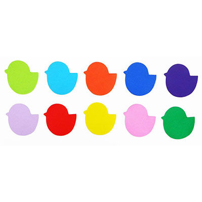 型抜いろがみレインボー ひよこ KATA-T08 1セット（250枚：50枚