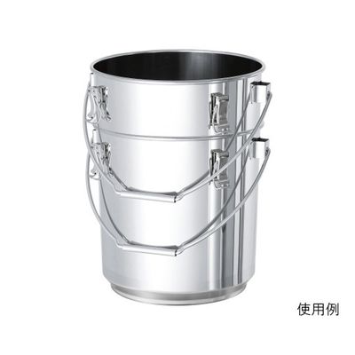 日東金属工業 テーパー型積み重ね式吊り下げ密閉容器 20L TP-CTB-STA