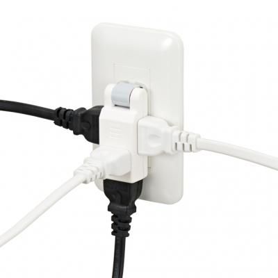 延長コード 電源タップ AC×4個口 ホワイト Y02CM400WH YAZAWA 1