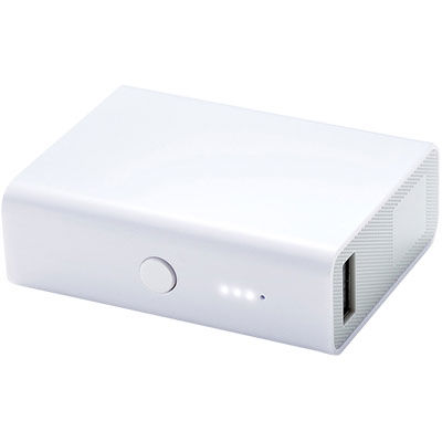 サンワサプライ モバイルバッテリー(5200mAh) BTL-RDC13W 1個（直送品