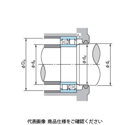 不二越（NACHI） ベアリング 円筒ころ軸受（複列） NN3008M2KC9NAP4 1 