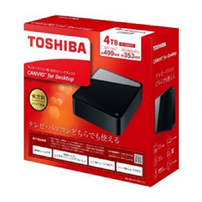 東芝 外付けHDD（ハードディスクドライブ）「CANVIO DESK」HD-EH 