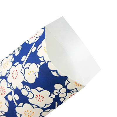 京都友禅ポチ袋 梅花 大 青 2枚入 PA-351 5個 エヒメ紙工（直送品