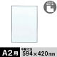 ポスターフレーム A2サイズ 軽量アルミ製 DSパネル 12枚 シルバー 1000012563 アートプリントジャパン