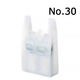 国産レジ袋　乳白　30号　1セット（3000枚：1000枚入×3箱）　福助工業  オリジナル