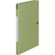 アスクル　Z式パンチレスファイル　A4タテ　背幅15mm　グリーン　緑　レバーファイル　シブイロ  オリジナル