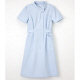 ナガイレーベン 看護衣半袖 女性用 ブルー EL CA-1707（取寄品）