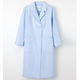 ナガイレーベン 女子診察衣（シングル） KEX-5130 ブルー L 女子シングル診察衣 ドクターコート 医療白衣