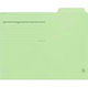 プラス カットフォルダーA4ーE3山タイプ グリーン 87206 1袋(3枚)