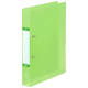 リングファイルD型2穴　A4タテ　背幅41mm　10冊　ハピラ　カラバリ　緑 オリジナル