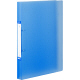 ハピラ　リングファイル丸型2穴　A4タテ　背幅25mm　120冊　カラバリ　ブルー オリジナル
