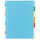 テージー　カラーホルダーセブン　マルチカラー　A4サイズ　CC-147-00　1箱（100冊入）