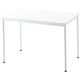アール・エフ・ヤマカワ ラディーワークテーブル 平机 長方形 ホワイト 幅1000×奥行700×高さ700mm 1台 テレワークデスク