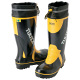 アイトス　安全ゴム長靴（糸入り三層構造）　ネイビー×イエロー　AZ4703-008-27　（直送品）