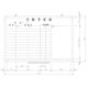 日学　樹脂枠ホワイトボード　900×600　行動予定表　RC-13-011　（直送品）