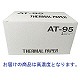 浅沼商会　サーマルプリンタ用紙（高濃度/110mm幅）　AT-95　1箱（6ロール入）