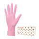 【使いきりニトリル手袋】 ファーストレイト やわらかニトリル手袋 粉なし FR-522 ピンク M 1箱（100枚入）