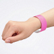 ソニック　桃　イベント用リストバンド　使い捨てタイプ　NF-3567-P　1袋（100枚）