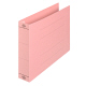 プラス　フラットファイル厚とじ500　A4ヨコ　ピンク　No.022SW（87998）　1セット（30冊）