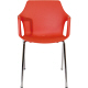 チェラントラ（Cerantra）　アーム付スタッキングチェア　ベスパ2　オレンジ　（取寄品）
