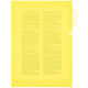 アスクル　カラークリアーホルダー　A4　100枚　インデックス付　イエロー　黄色　ファイル  オリジナル