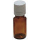 フレーバーライフ社 遮光瓶ドロッパー付（茶色 白キャップ） 10mL 5個