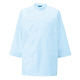 KAZEN メンズ医務衣七分袖 （メンズケーシー） 医療白衣 サックスブルー（水色） M 130-71（直送品）