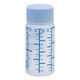 金鵄製作所 NK投薬瓶（30mL）ベーシックキャップ（スカイブルー） 本体色:透明 青色目盛り 未滅菌 1袋（100本入）