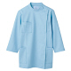 住商モンブラン ケーシー（レディス・8分袖） ナースジャケット 医務衣 医療白衣 サックスブルー（水色） LL 72-203（直送品）
