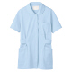 住商モンブラン ナースジャケット（半袖） 医療白衣 レディス サックスブルー（水色） 3L 73-1466（直送品）