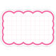 ササガワ 抜型カード 波四角 特大 ピンク 16-4490 1セット(1冊(30枚)×5)