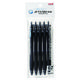 油性ボールペン ジェットストリーム単色 0.7mm 黒軸 黒インク SXN-150-07 1セット（10本入り）三菱鉛筆 uni