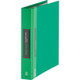 キングジム　クリアファイル 差し替え式　20冊 A4タテ背幅49mm　カラーベース　緑　139-3