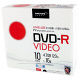 磁気研究所 DVD-R 録画用 10枚 5mmSlimケース ホワイトワイド TYDR12JCP10SC
