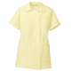 AITOZ（アイトス） オープンネックチュニック（ナースジャケット） 半袖 レモンイエロー M 861369-119　白衣