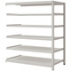 サンケイ鋼器　中量ラック 500kg　連結用（天地6段）幅1855×奥行930×高さ2100mm　ホワイトグレー1セット（12梱包）