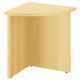 アール・エフ・ヤマカワ 木製カウンター ローカウンターコーナー ナチュラル 幅600×奥行600×高さ700ｍｍ RFLC-CNJ 1台（取寄品）
