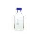 アズワン ねじ口瓶角型白 デュラン(R) 青キャップ付 1000mL 017230-1000 1本(1個) 1-8870-12（直送品）