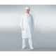 アズワン 無塵衣AS206C(男女兼用コート) ホワイト L AS206C 1着 6-7533-13（直送品）